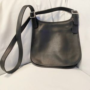Vintage Coach All Leather Legacy Flap Saddle Crossbody